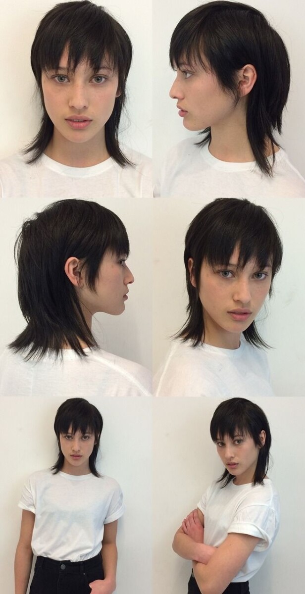 Wolf cut