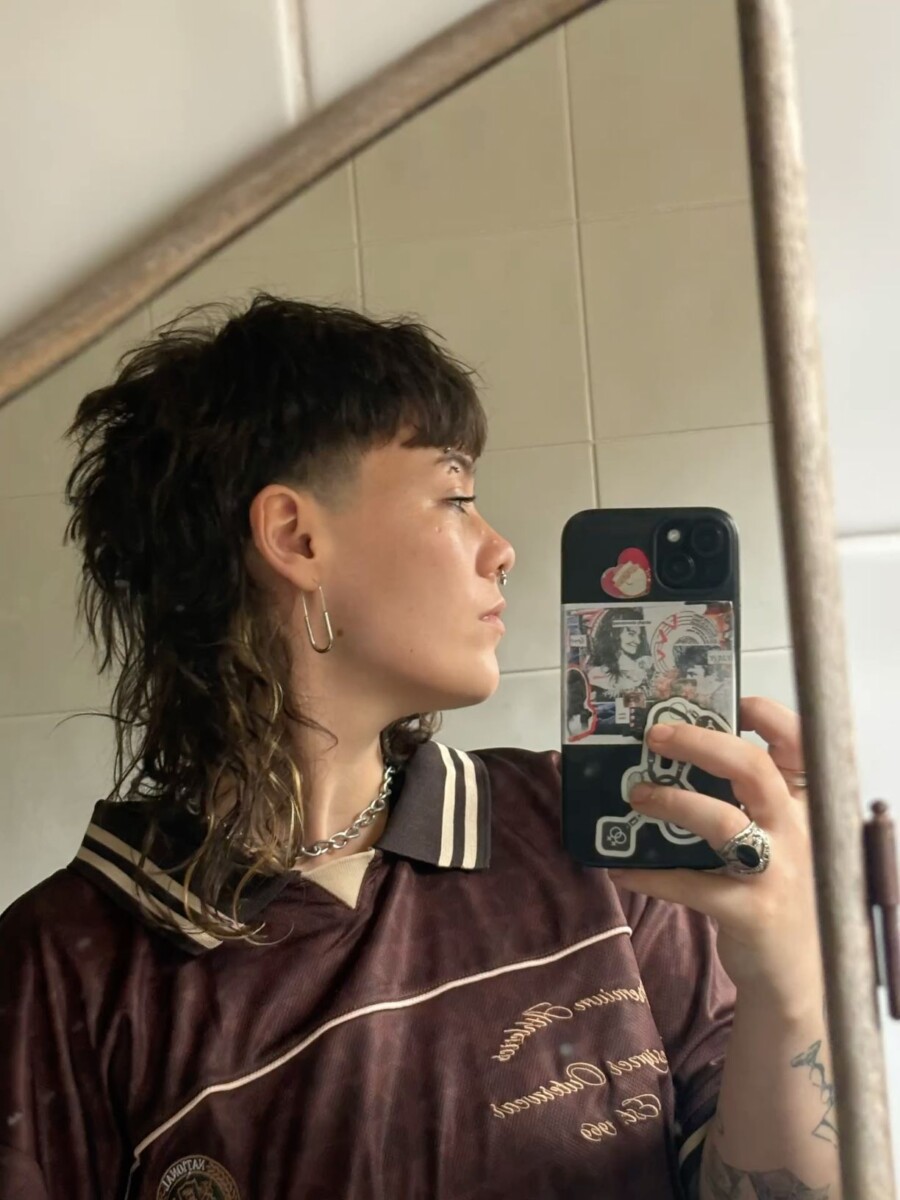 Coupe mulet revisitée femme