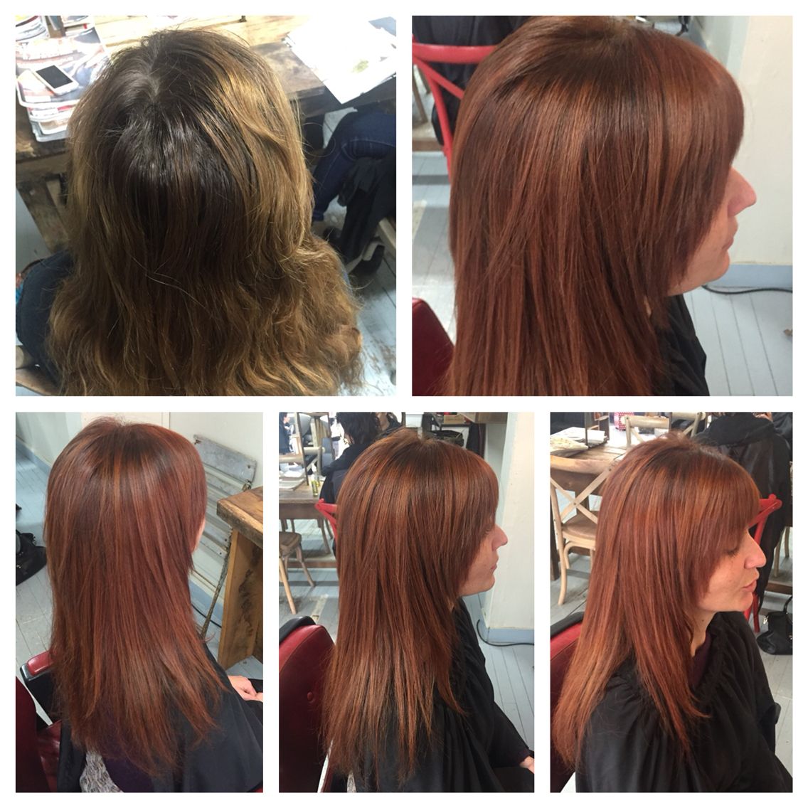 Teinture naturelle auburn