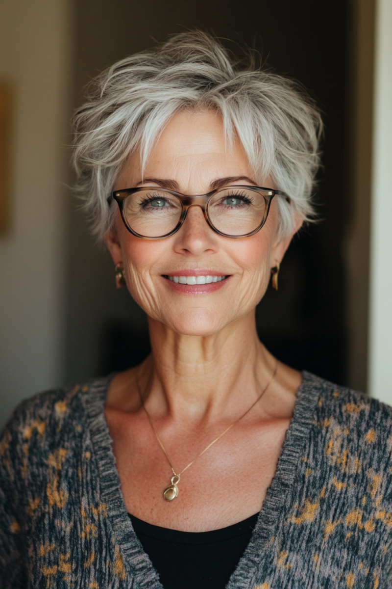 Lunettes valorisantes seniors