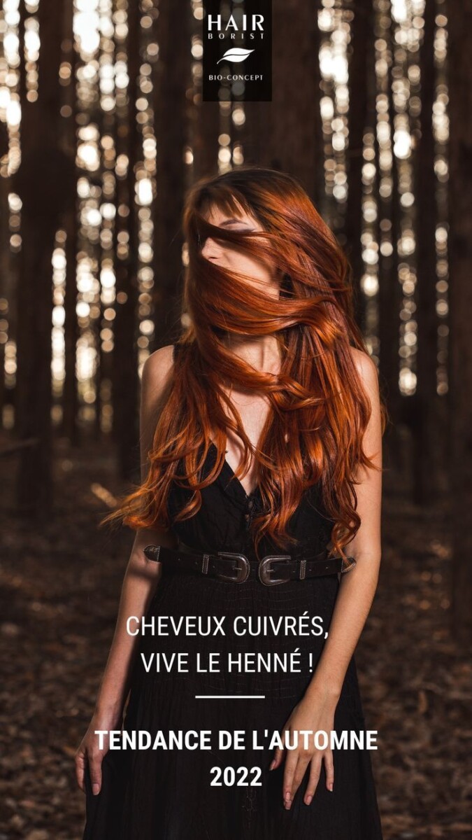 Coloration auburn végétale