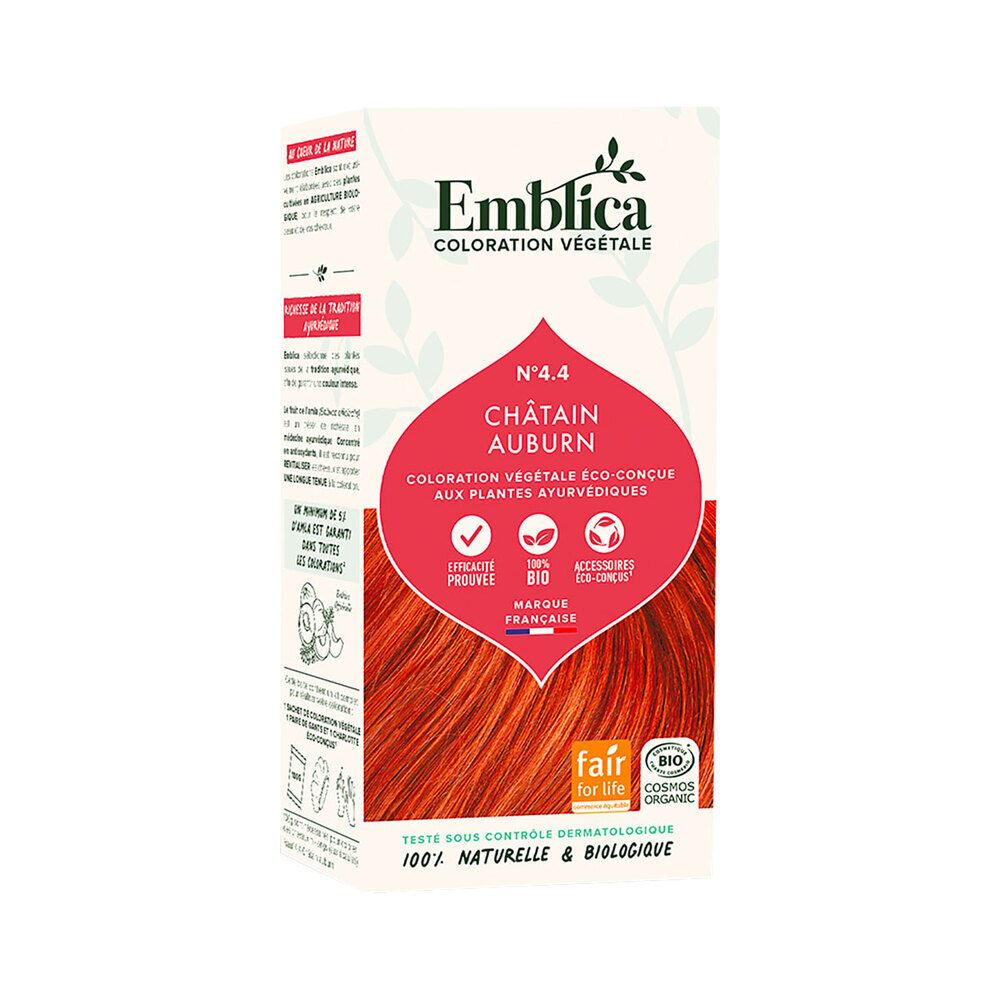 Coloration auburn végétale