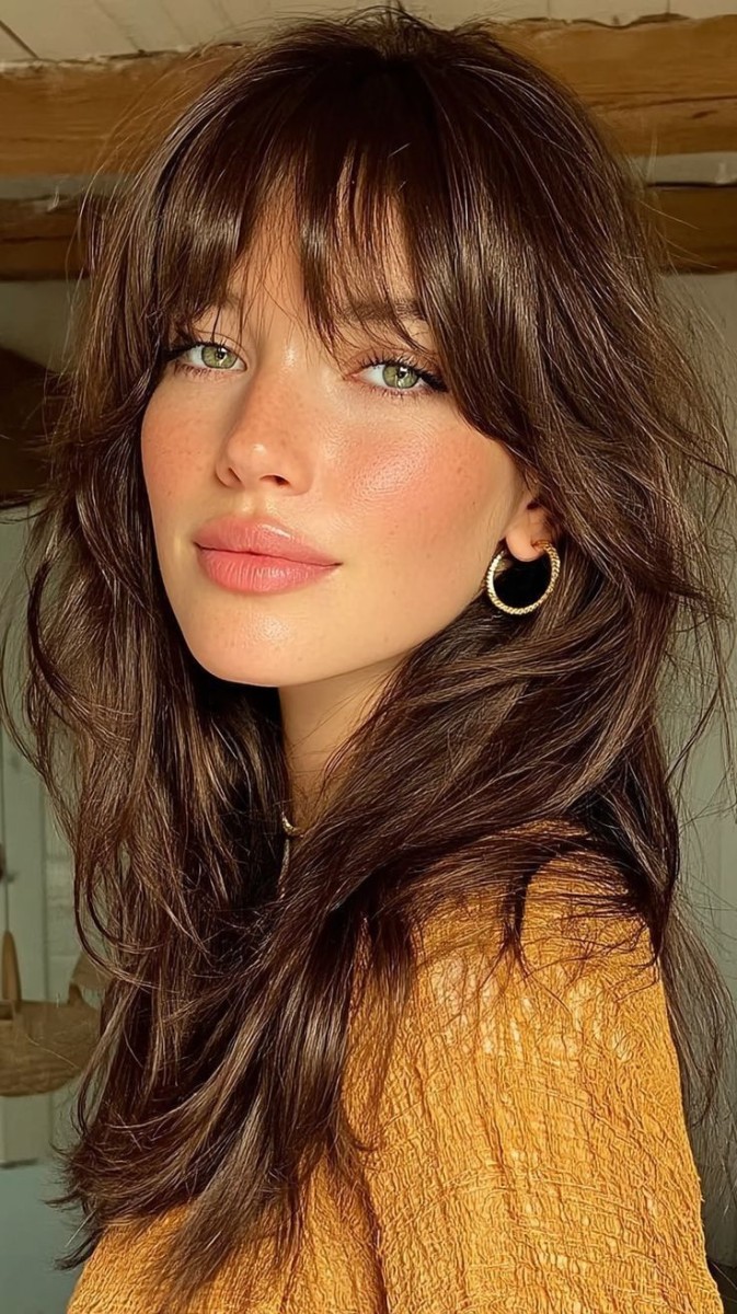 Frange rideau dégradée