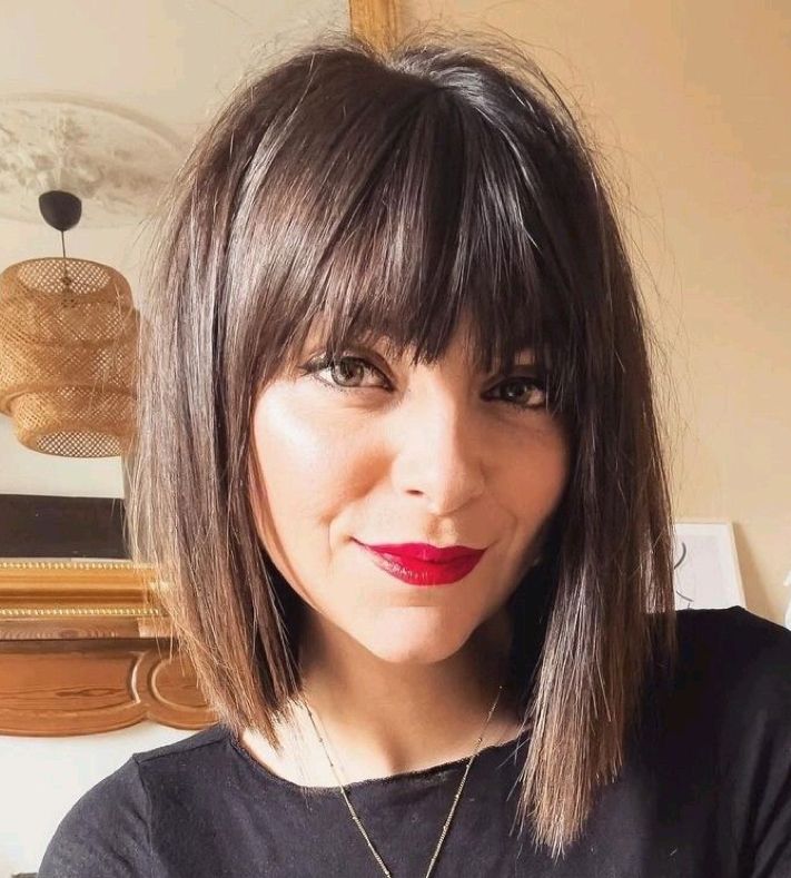 Carré frange latérale