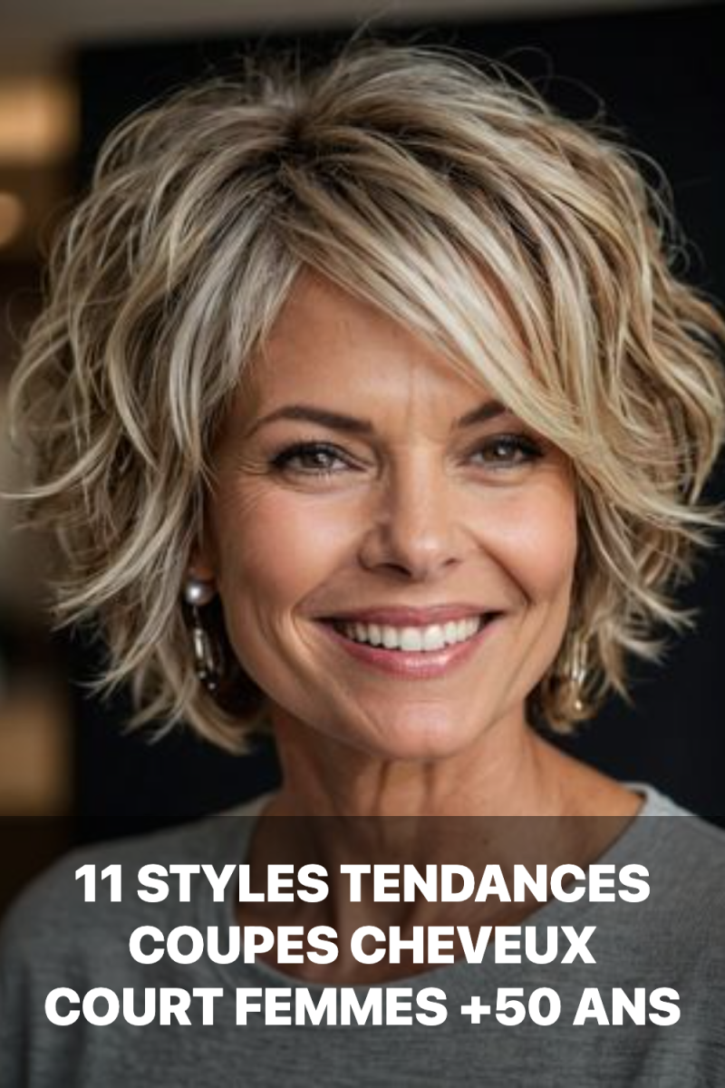 Coupe cheveux fins volume 50 ans