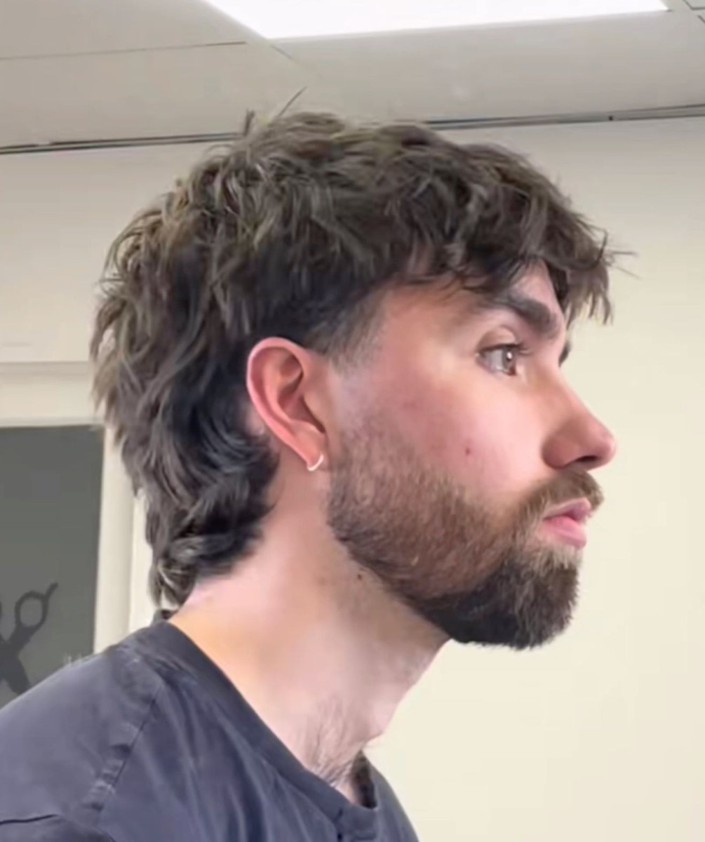 Mulet dégradé homme moderne