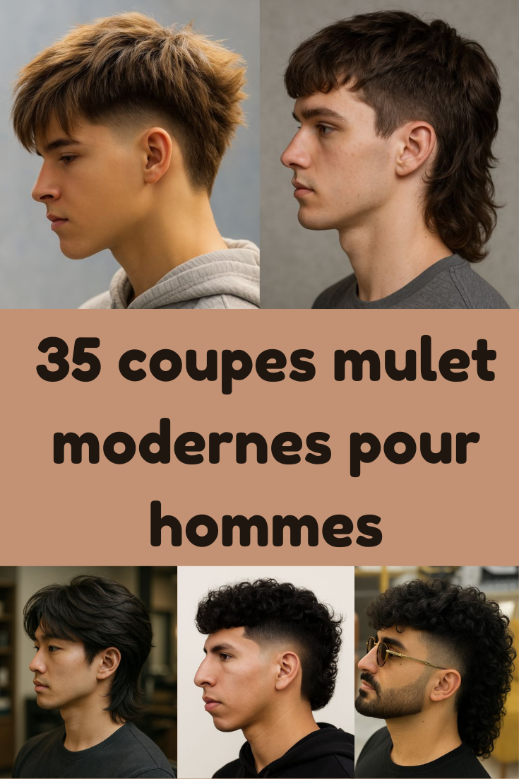 Mulet dégradé homme