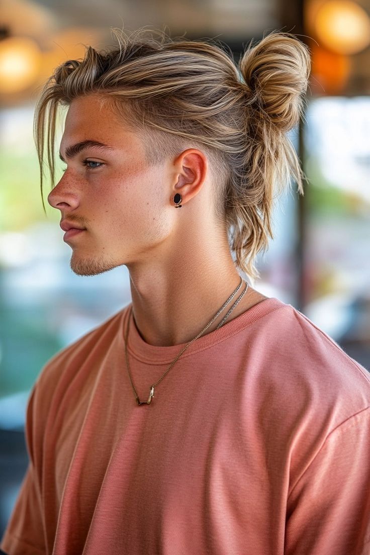 Rasé côtés long dessus