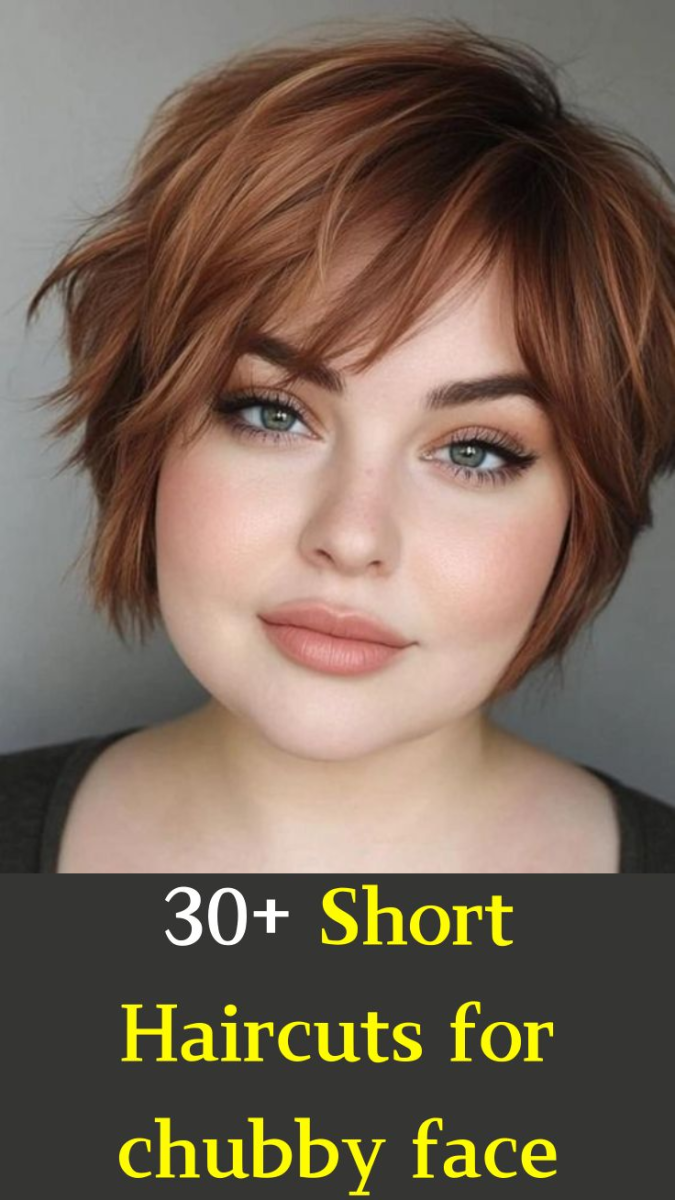 Coupe courte visage rond femme