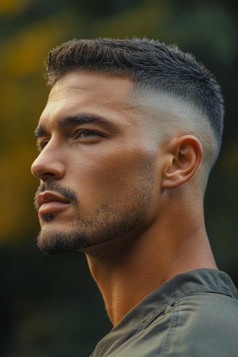 Dégradé progressif homme fondu