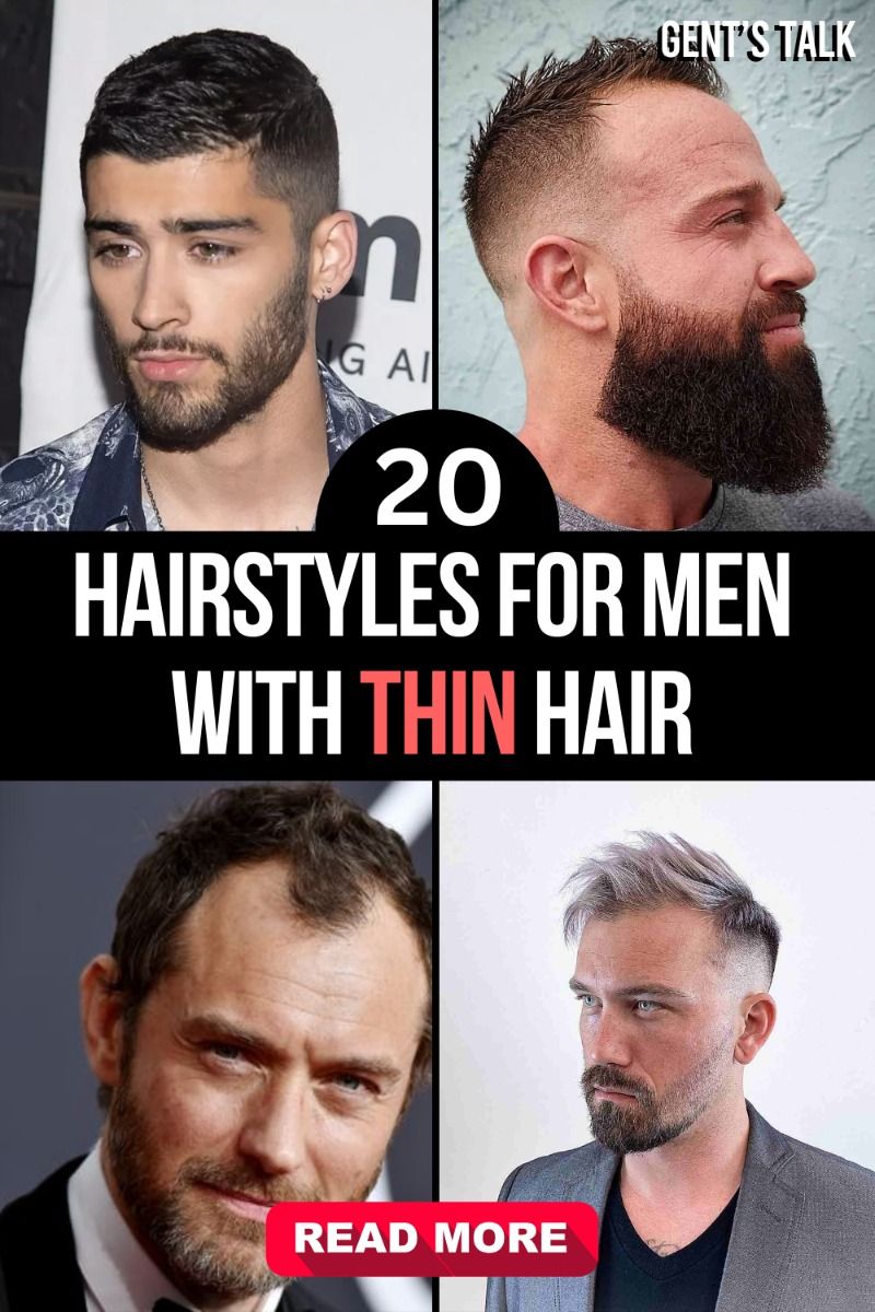 Cheveux fins homme