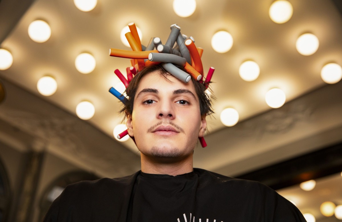 Permanente homme avant après