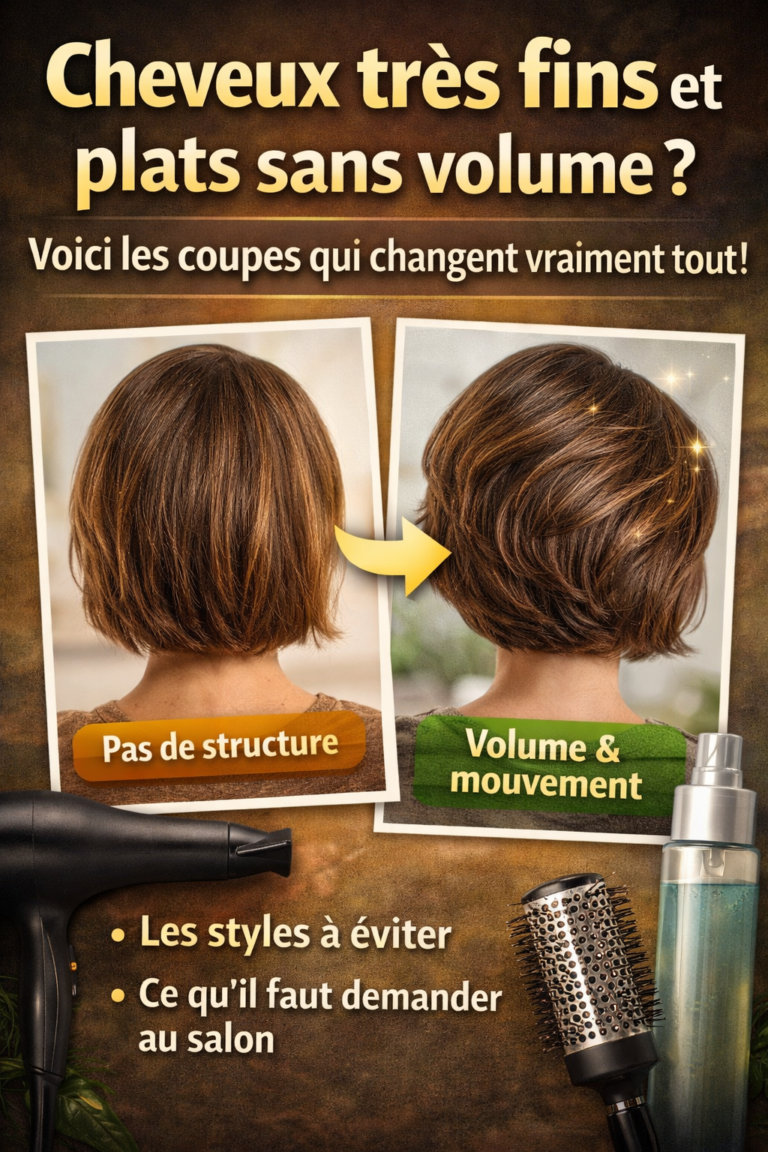 Cheveux fins sans volume