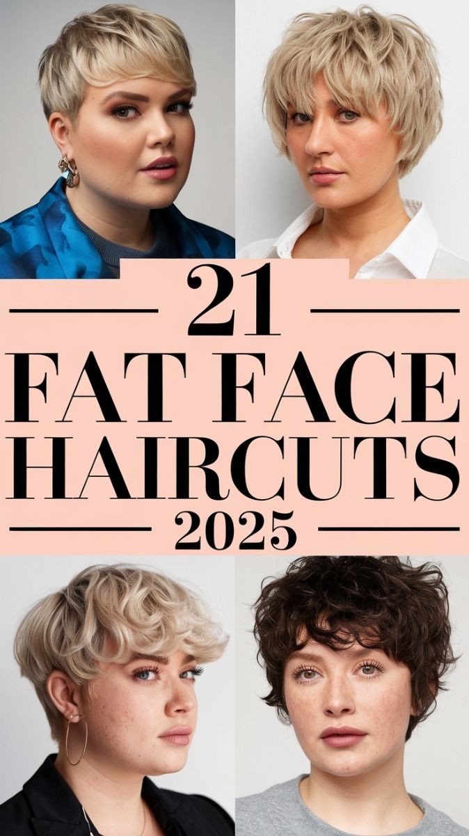 Cheveux fins visage rond
