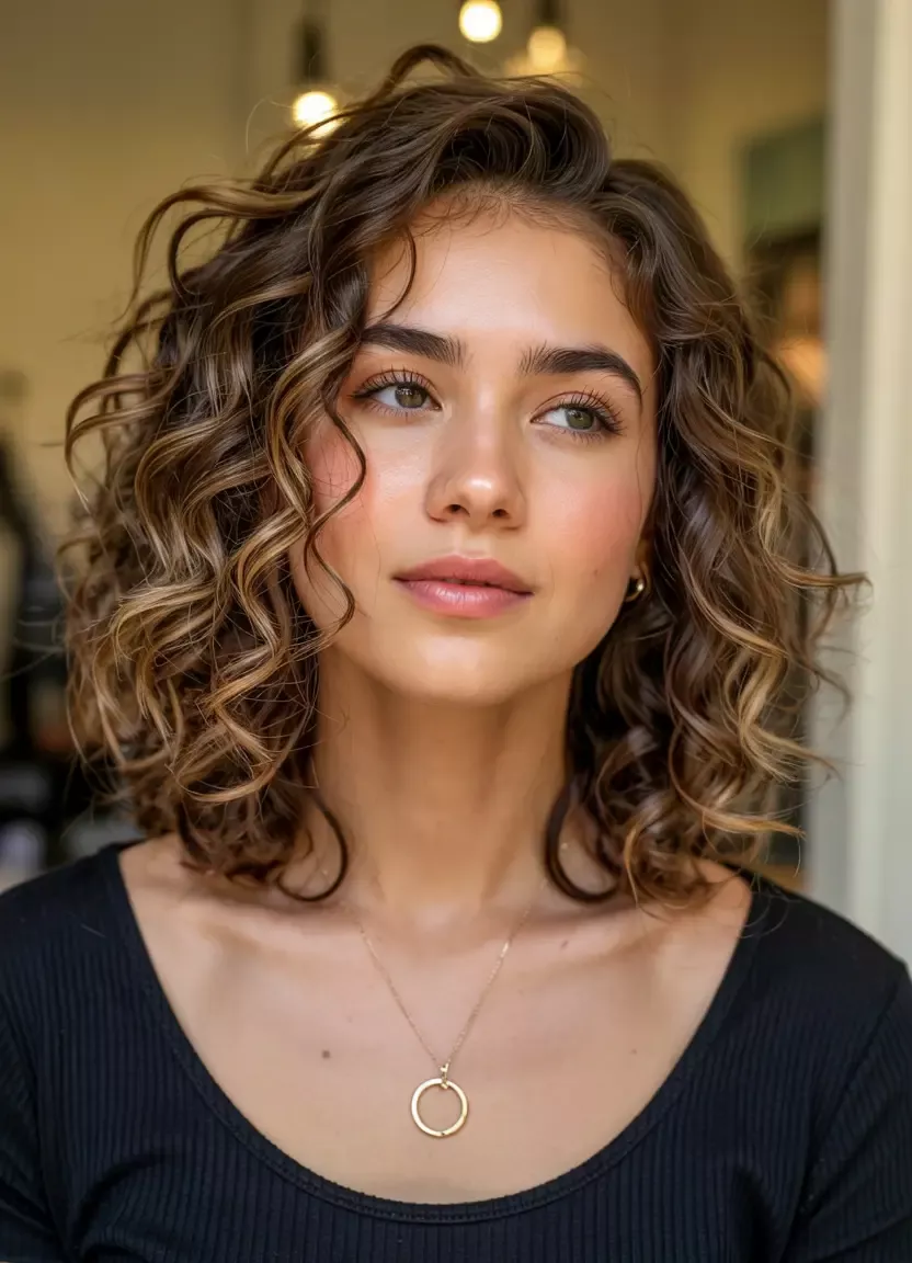 Coupe cheveux frisés naturel