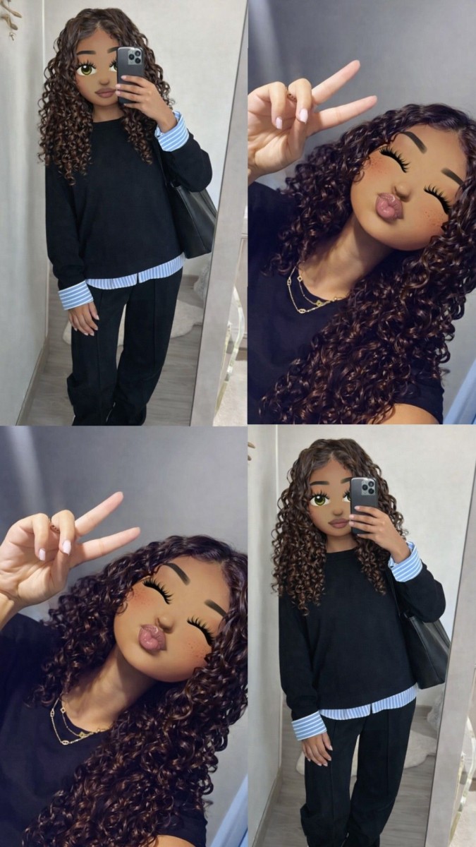 Dégradé ado fille instagram