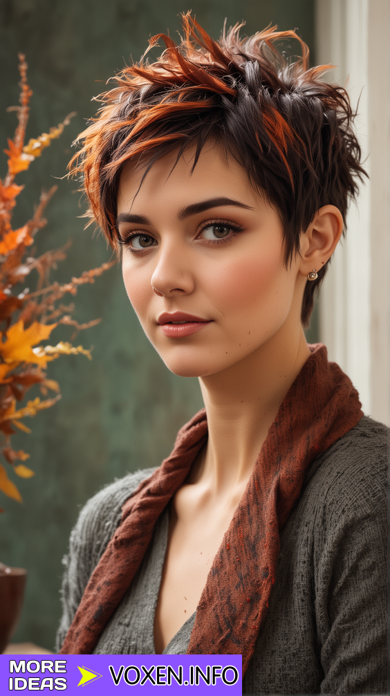 Coupe pixie femme audacieuse