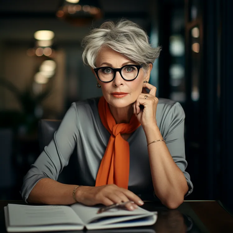 Coiffure femme 60 ans moderne