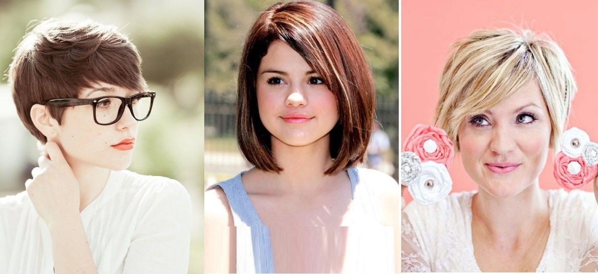 Coupe courte visage rond cheveux fins