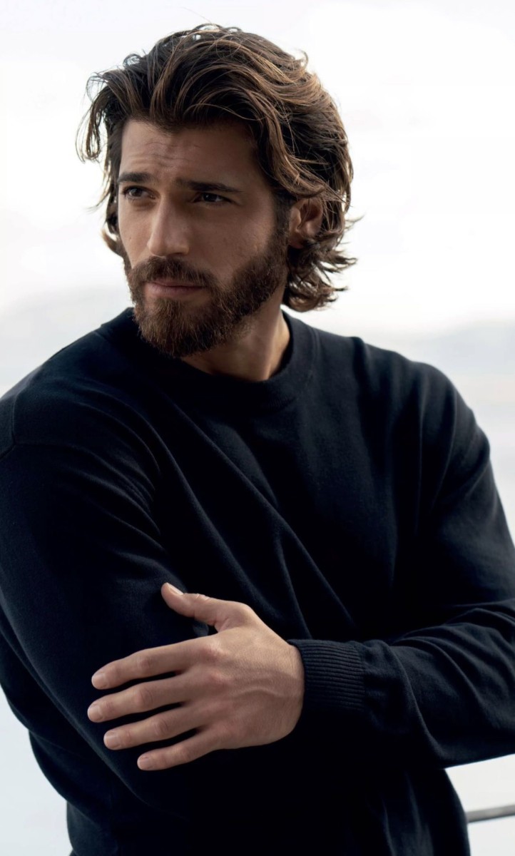 Dégradé cheveux longs homme