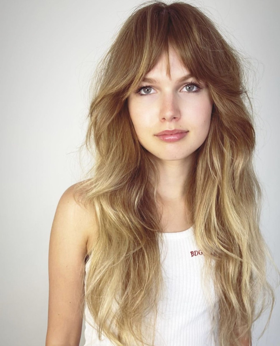 Frange rideau effilée 70s