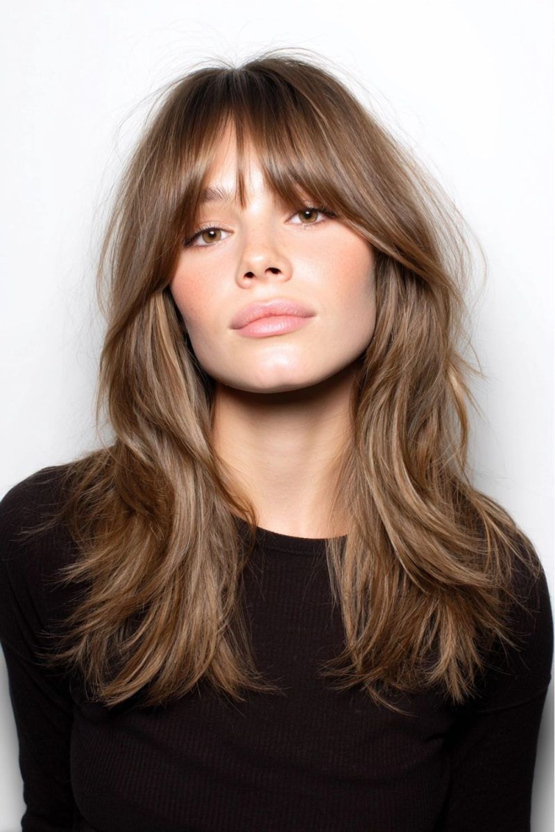 Frange rideau effilée