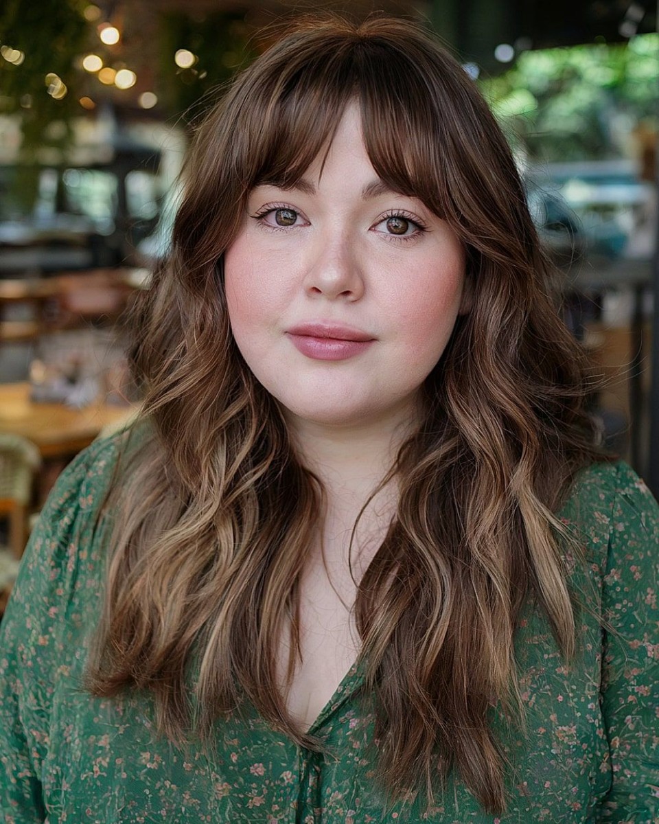 Coupe femme ronde double menton