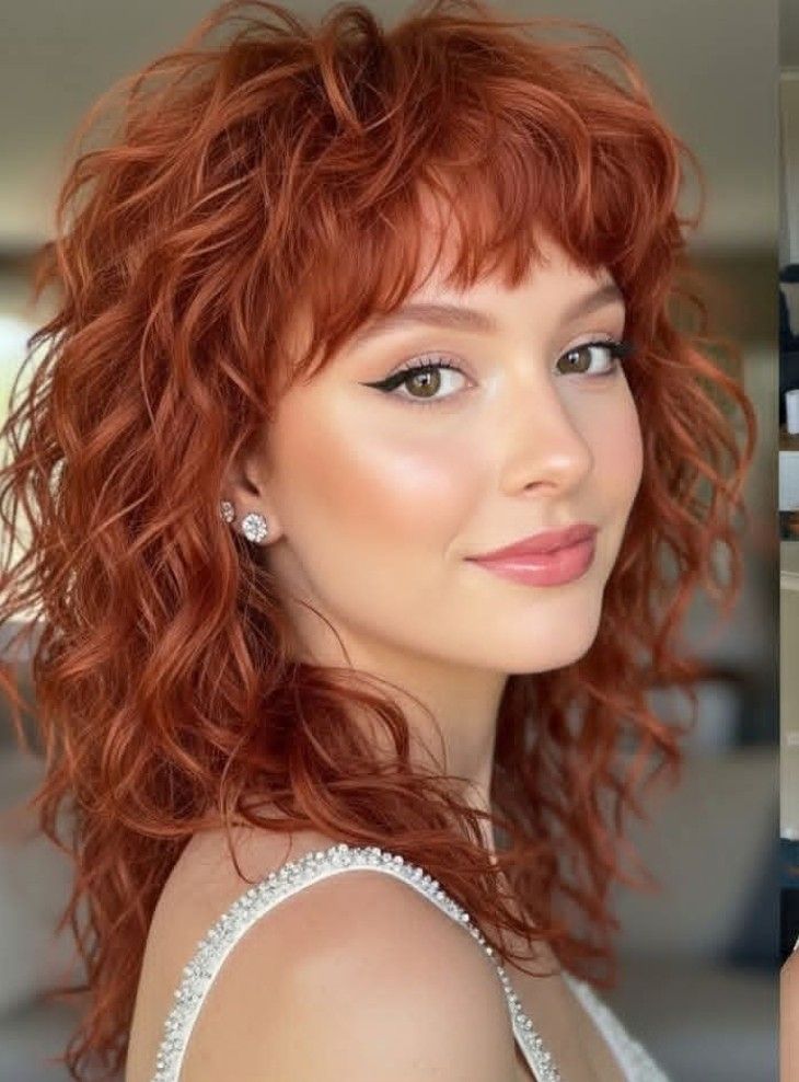 Dégradé boucles femme