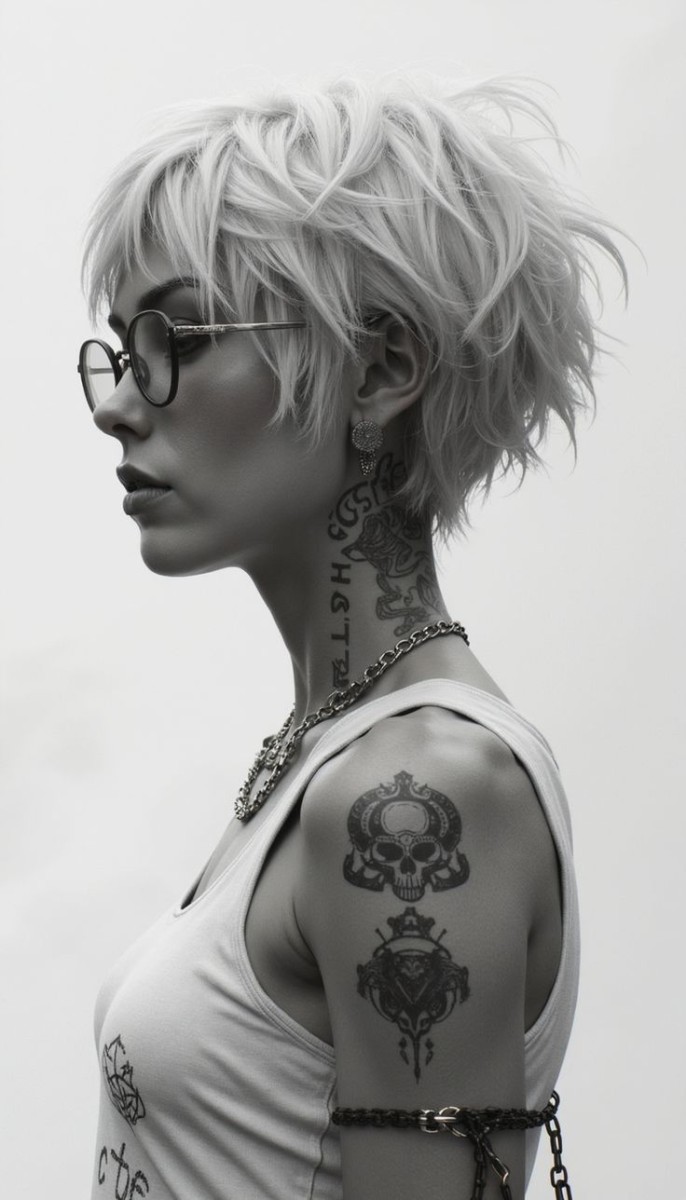 Court effilé sauvage