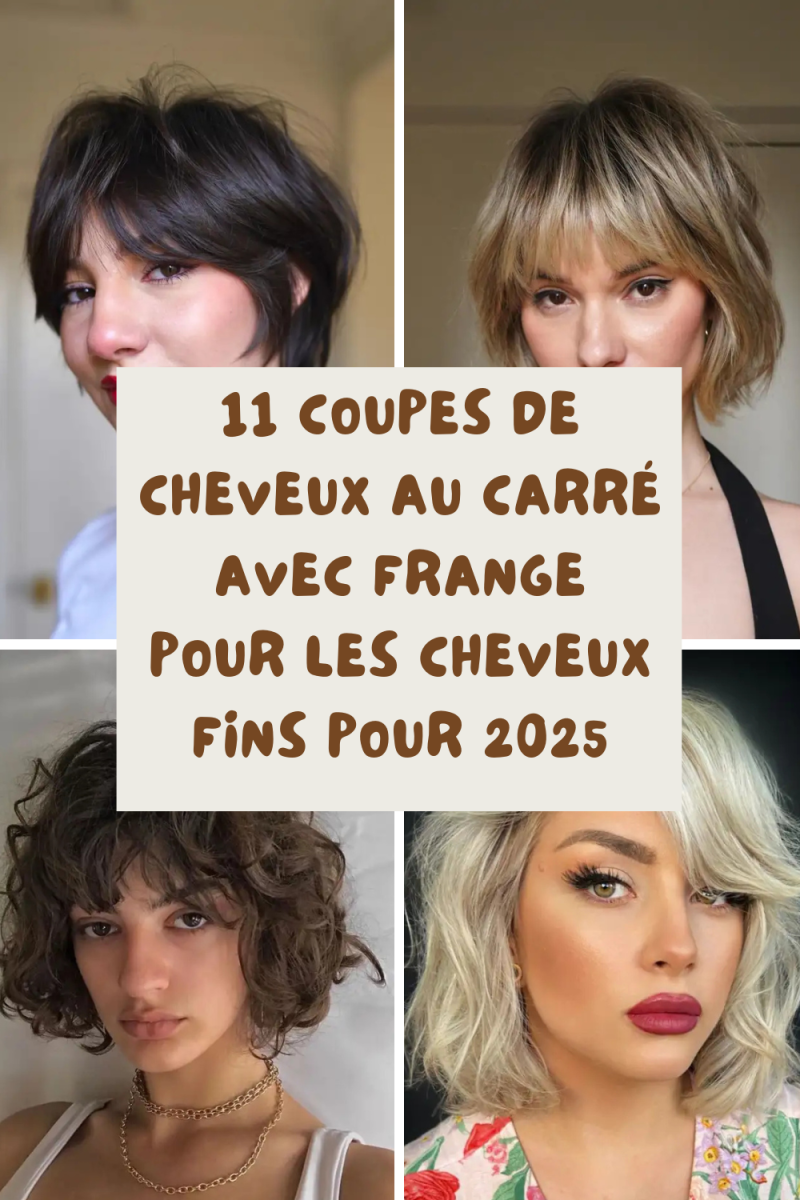 Carré plongeant dégradé frange