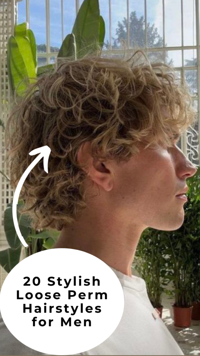 Permanente homme avant après