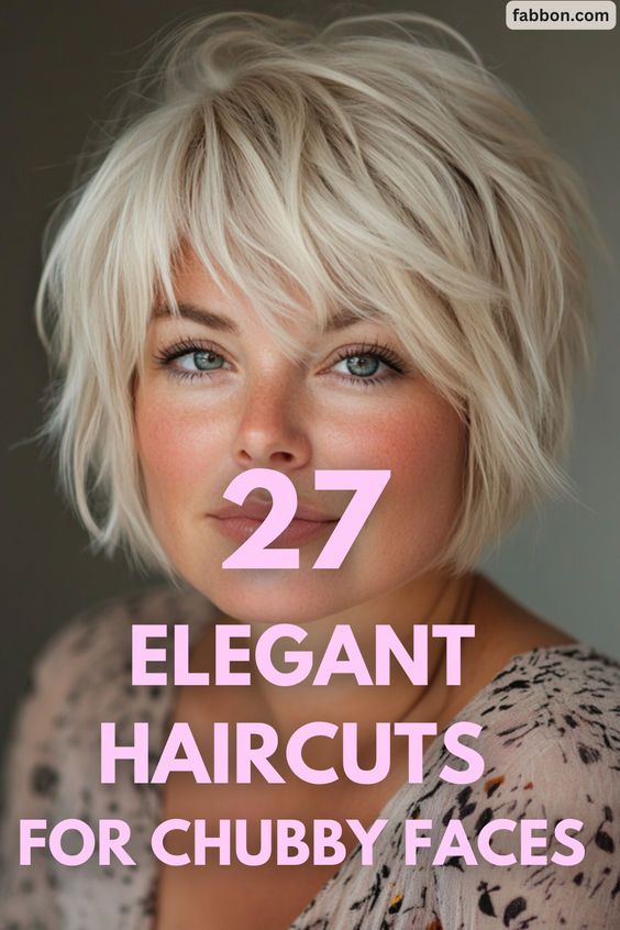 Cheveux fins visage rond