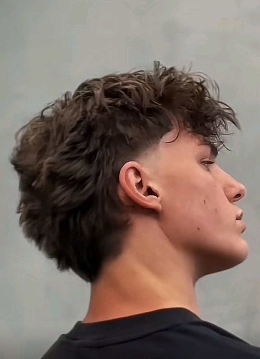 Mulet dégradé homme moderne