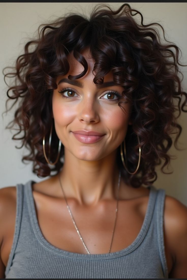 Coupe cheveux frisés naturel