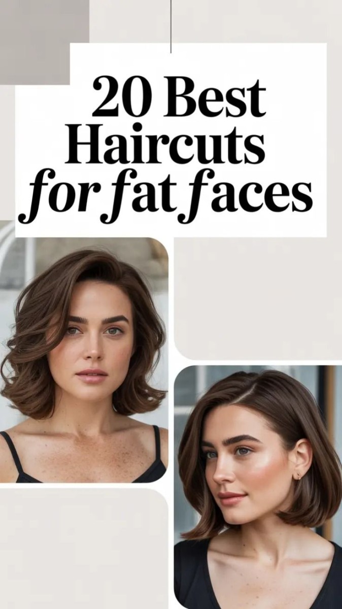 Coupe flatteuse visage rond