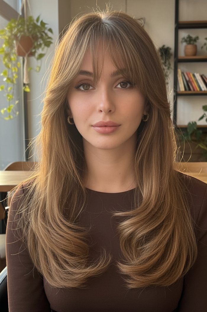 Frange rideau effilée