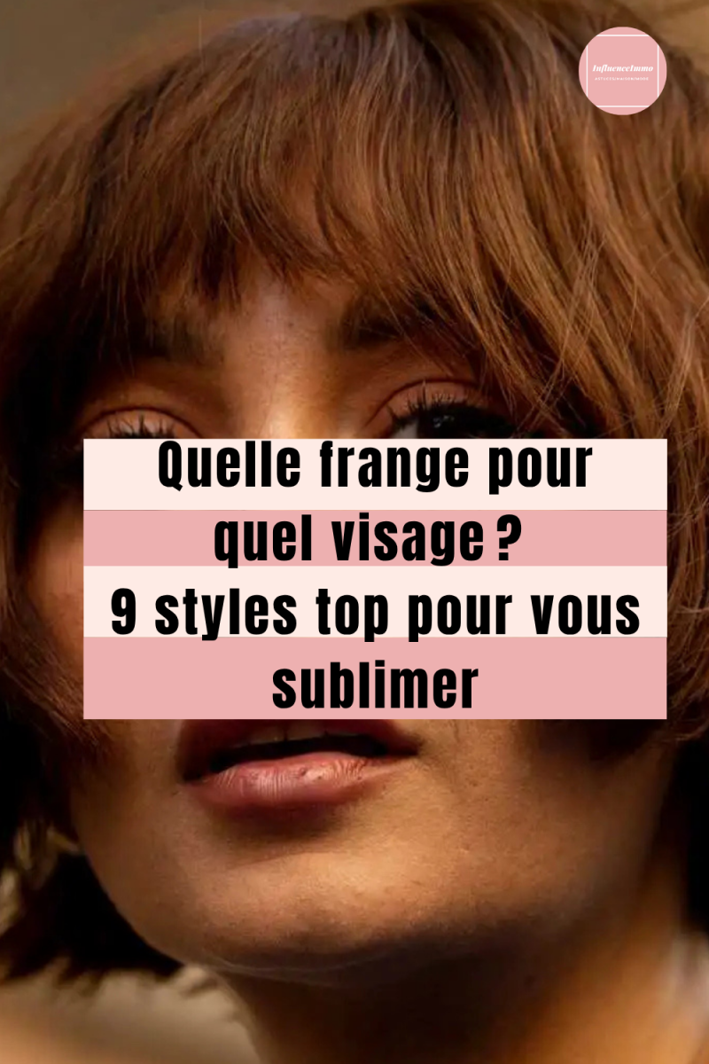 Carré frange courte graphique
