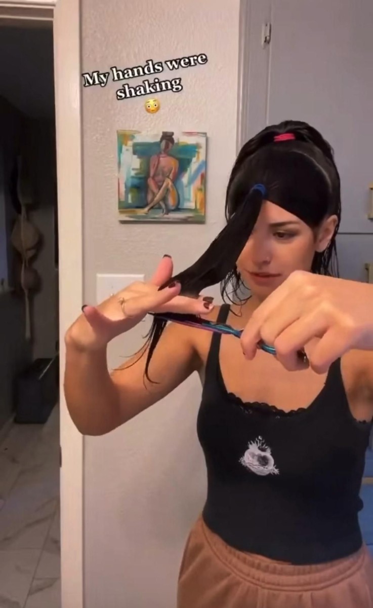 Dégradé mi-long technique