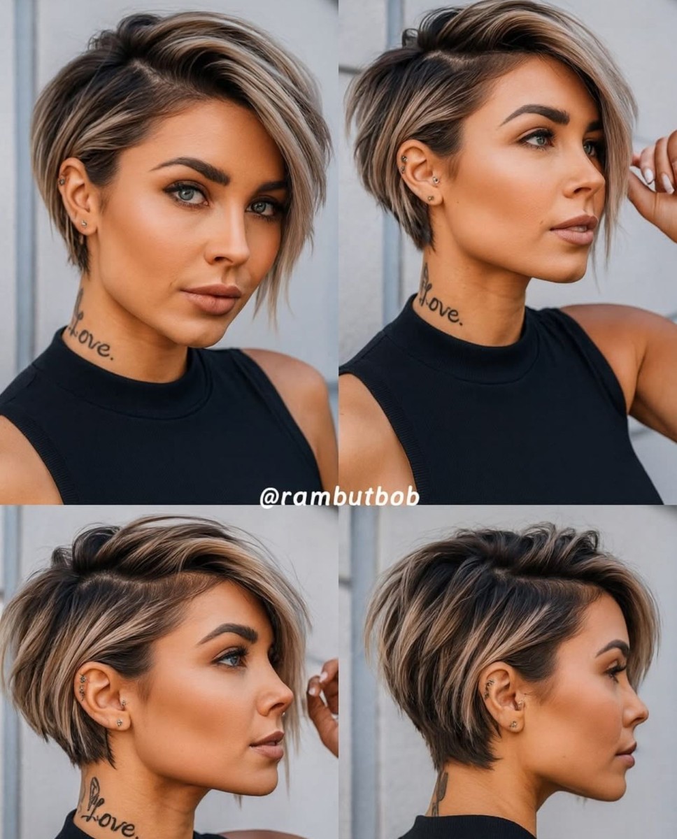 Coupe asymétrique femme tendance