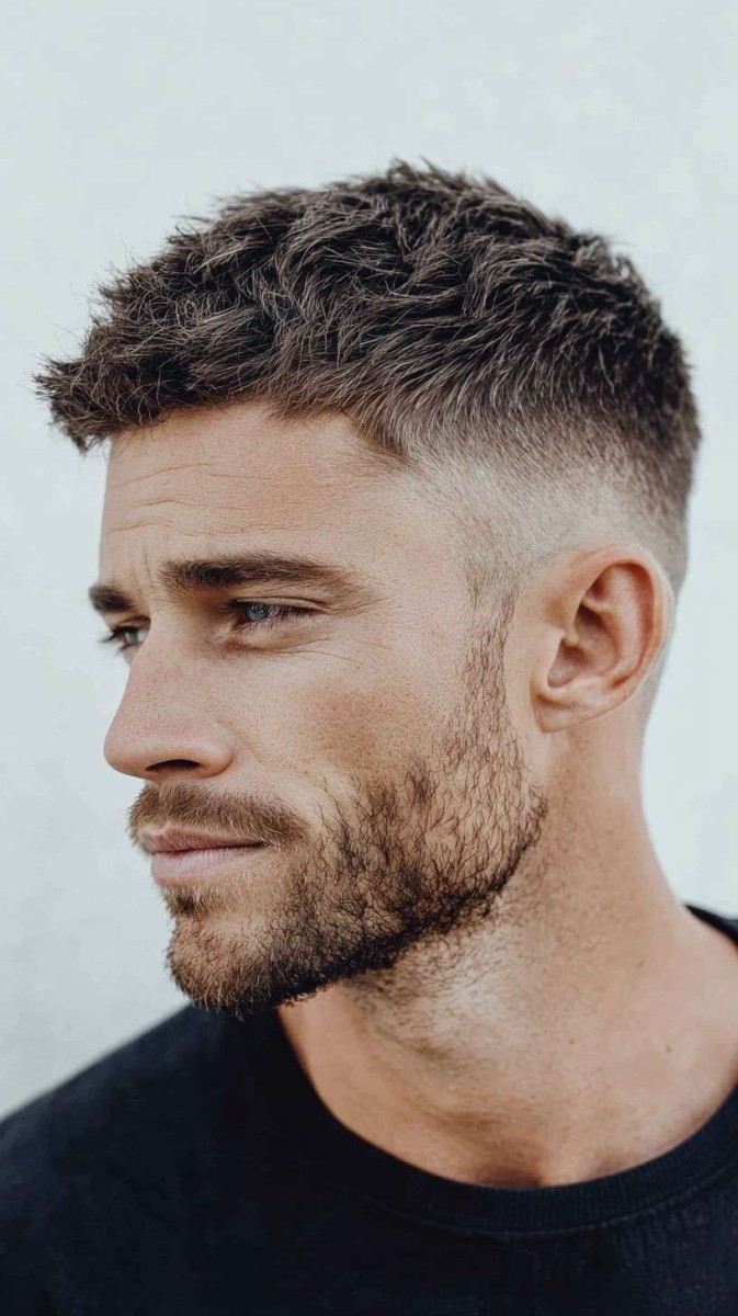 Cheveux courts homme