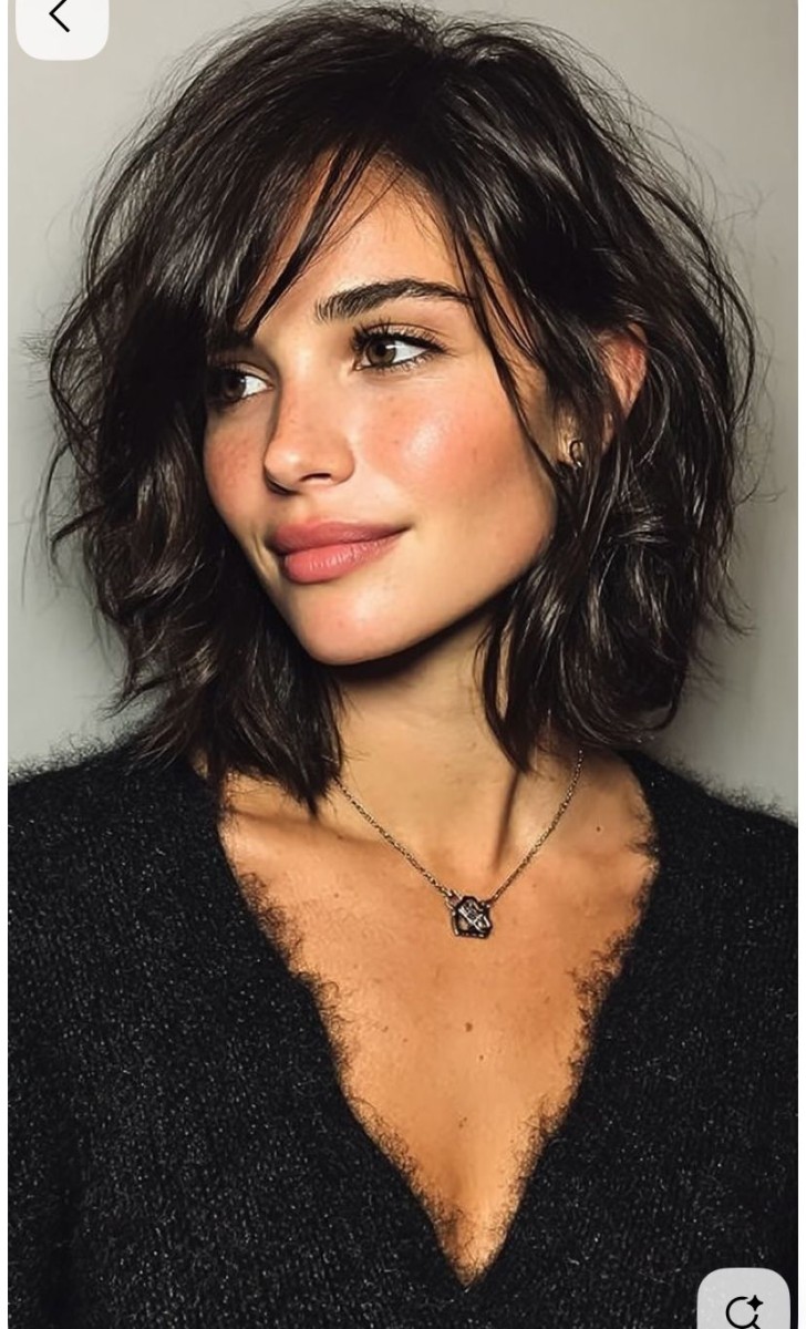 Carré plongeant dégradé frange