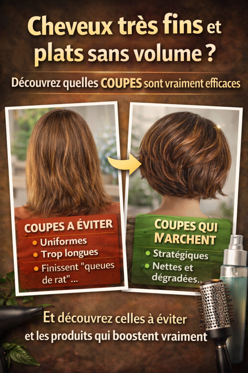 Coupe miracle cheveux fins