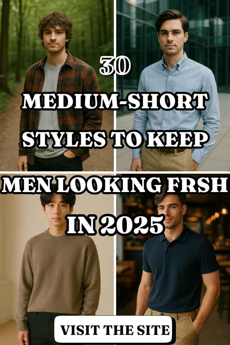 Style court homme moderne