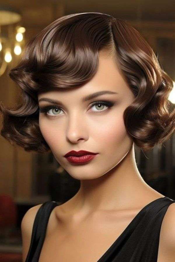 Coiffure vintage années 50 moderne