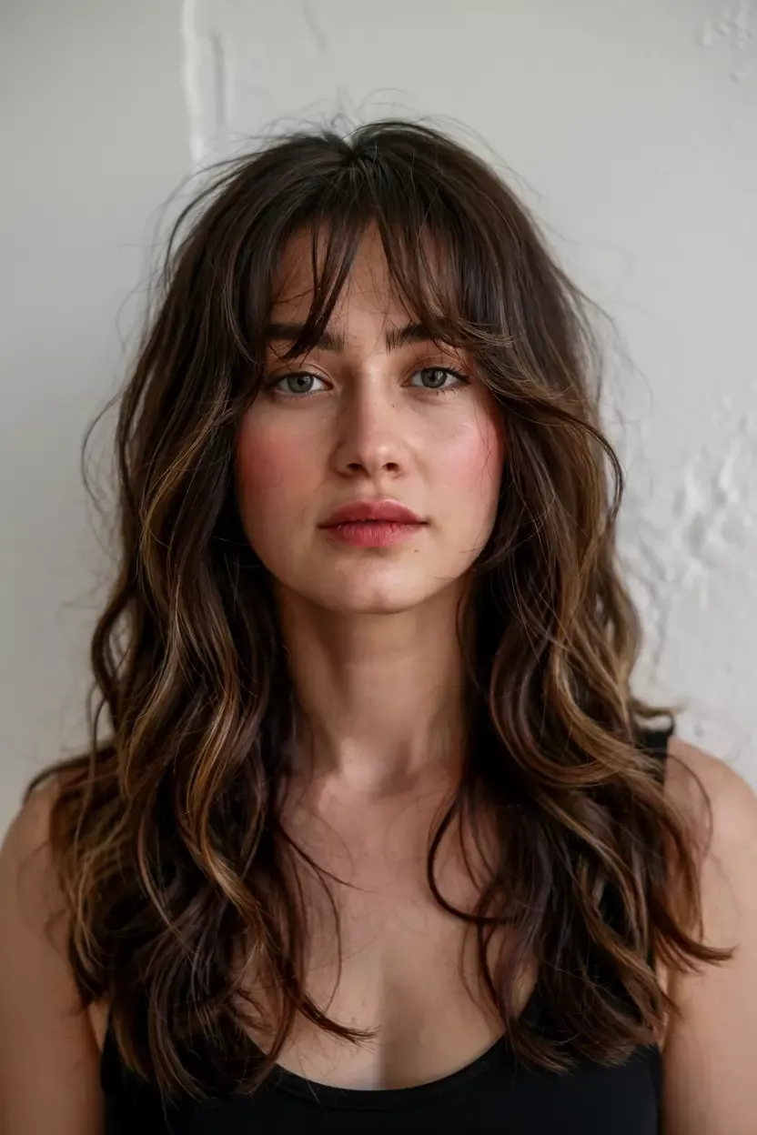 Frange rideau effilée