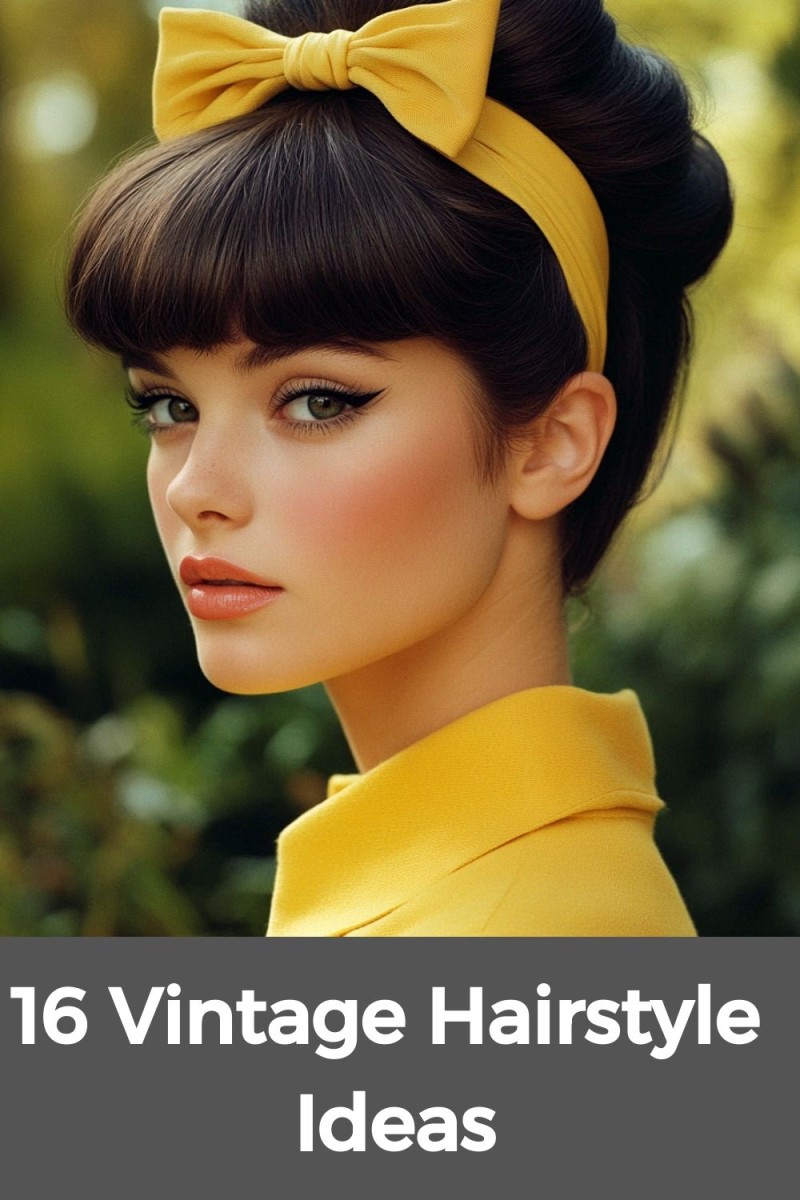 Coiffure vintage années 50 moderne