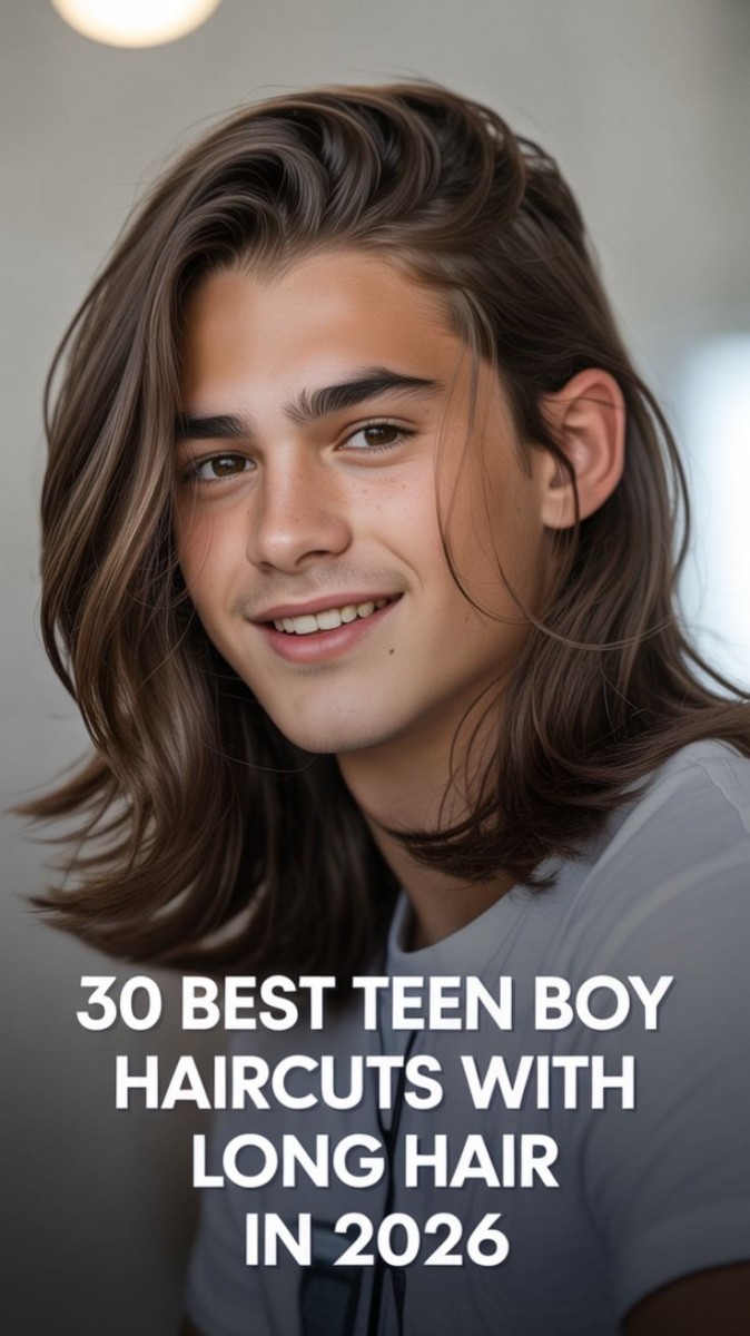 Garçon cheveux longs