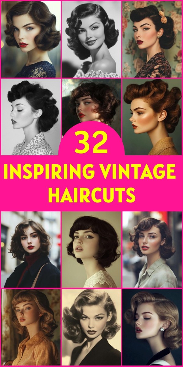 Coiffure vintage années 50 moderne