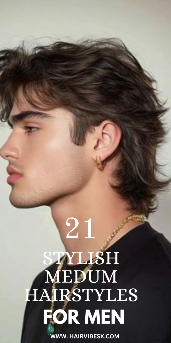 Dégradé mi-long homme