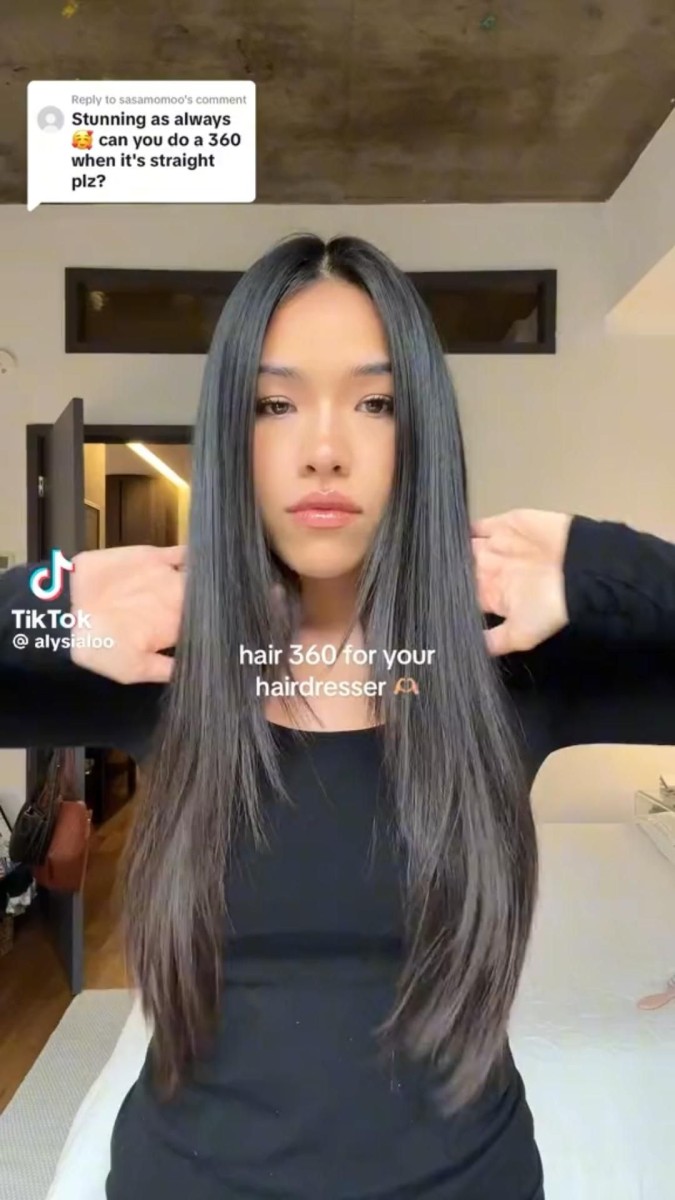 Dégradé long lisse